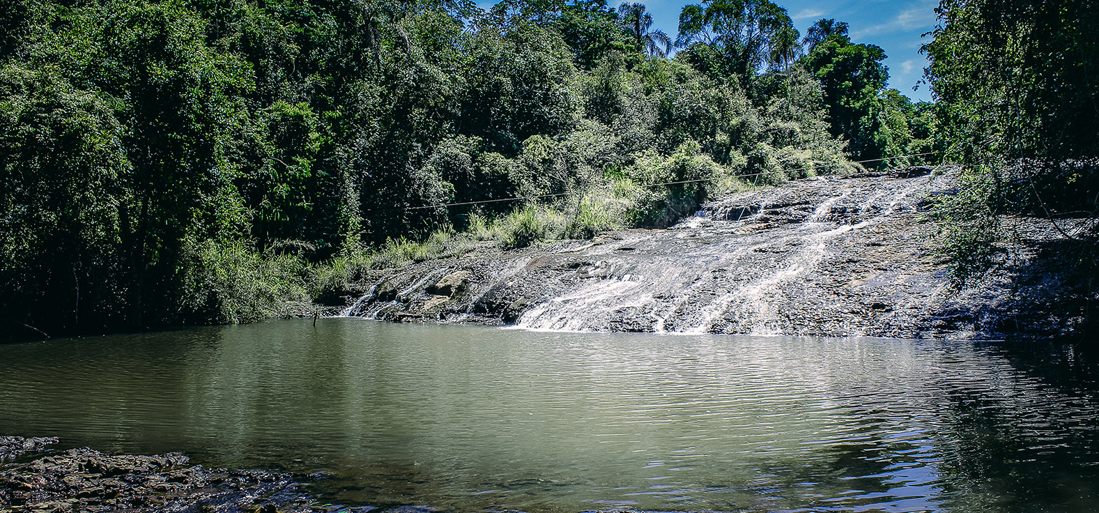 Cachoeira Escorregador em Brotas | Portal Serra do Itaquerí