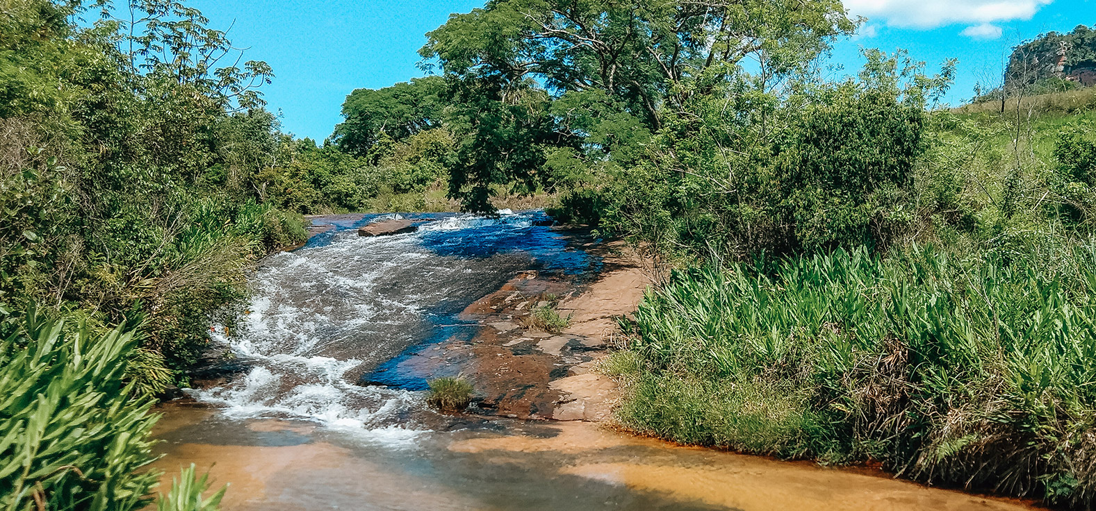 Cachoeira do Escorrega em Analândia | Portal Serra do Itaquerí